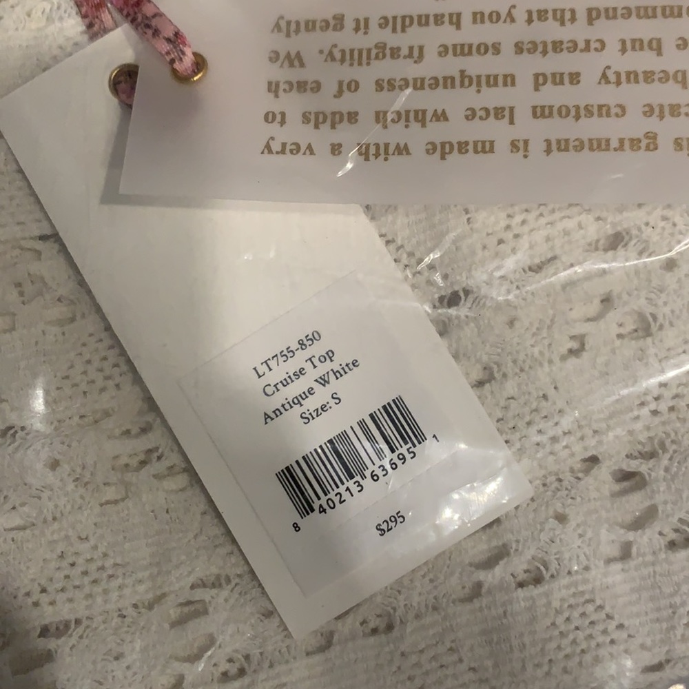 NWT LoveShack Fancy Cruise Top - Picture 9 of 9